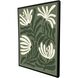 Simple Petals Green and Beige Canvas, Propac