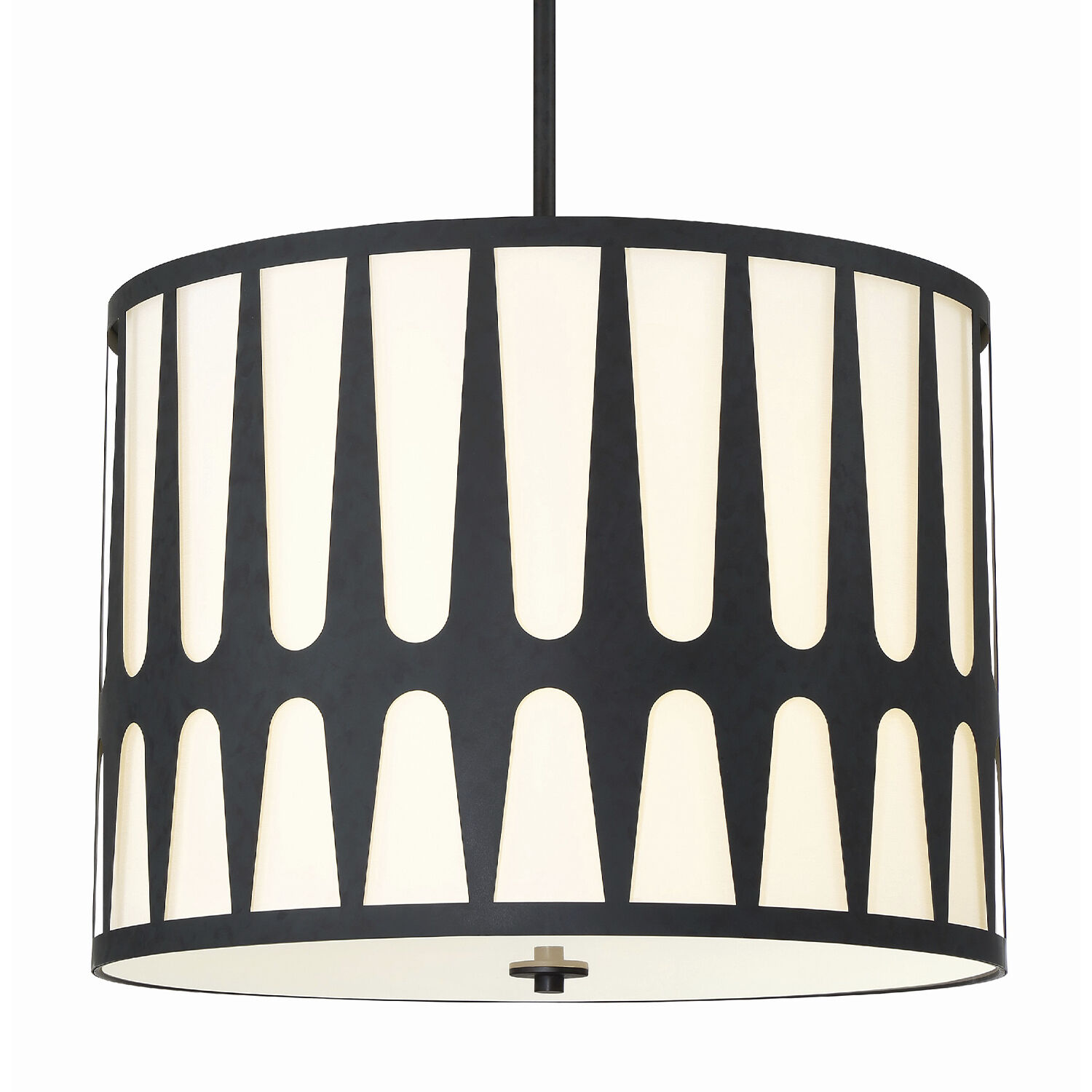 Royston Pendant Ceiling Light in Black