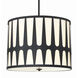 Royston Pendant Ceiling Light in Black