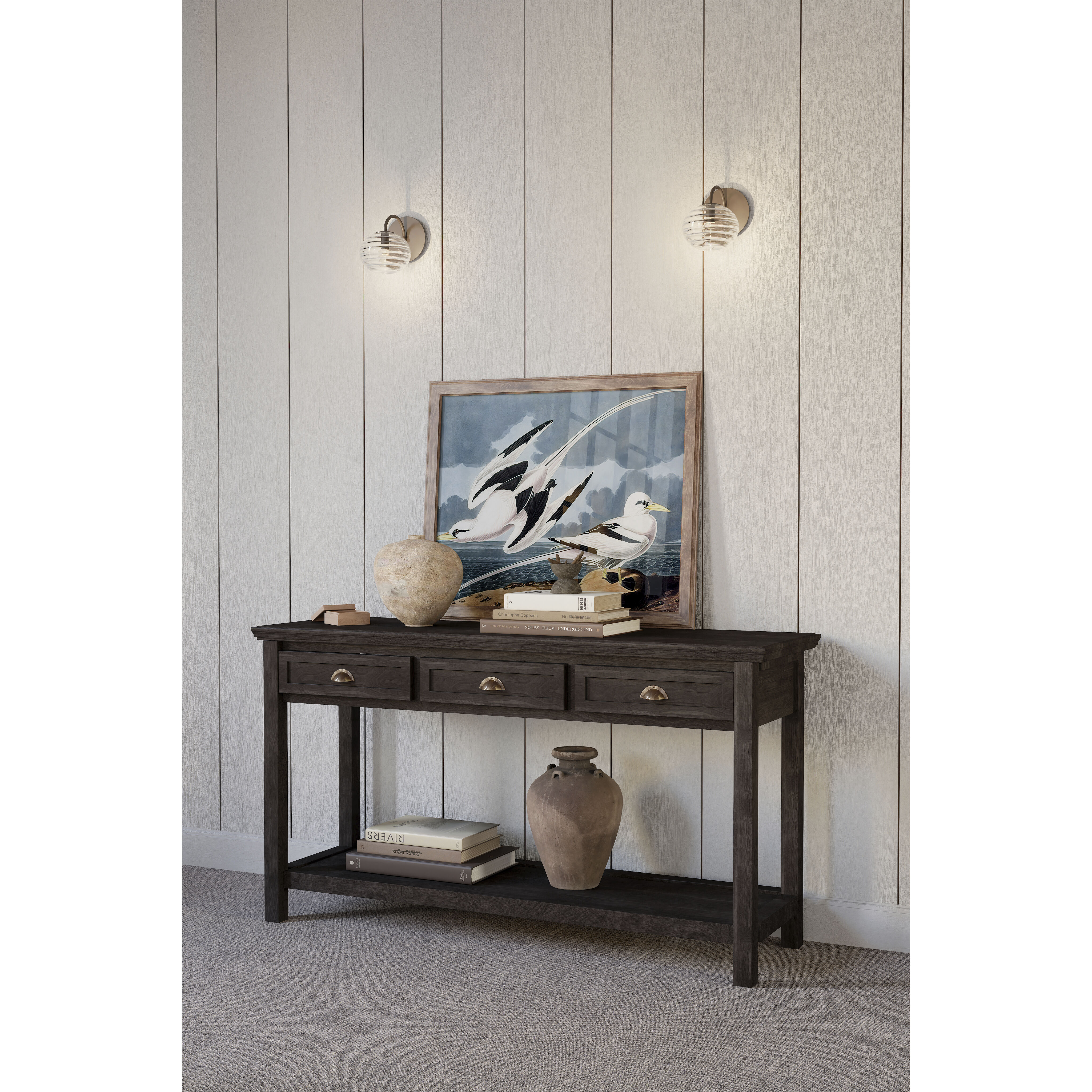 Lenora 1 Light 6.75 inch Dark Bronze Bath Sconce Wall Light