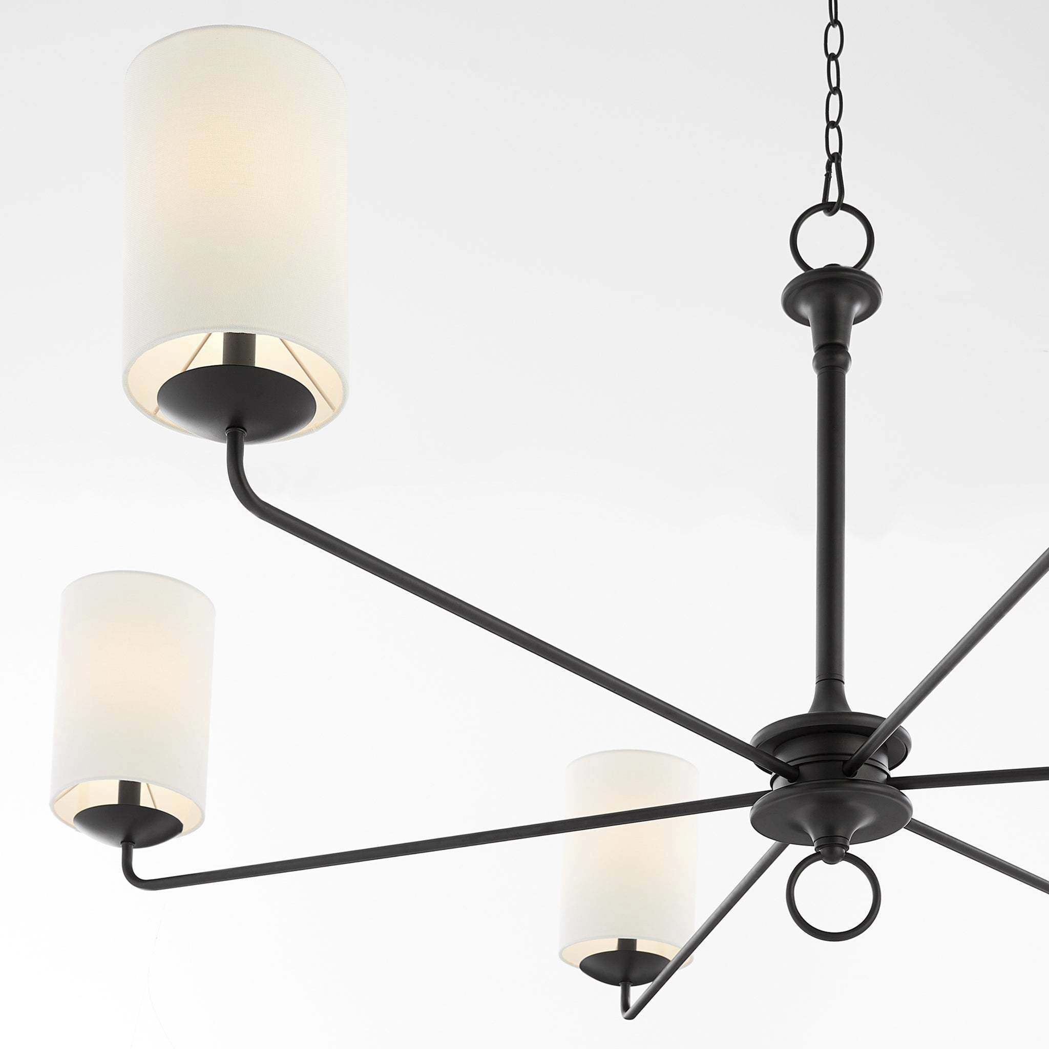 Ginevra 6 Light 62 inch Black Chandelier Ceiling Light