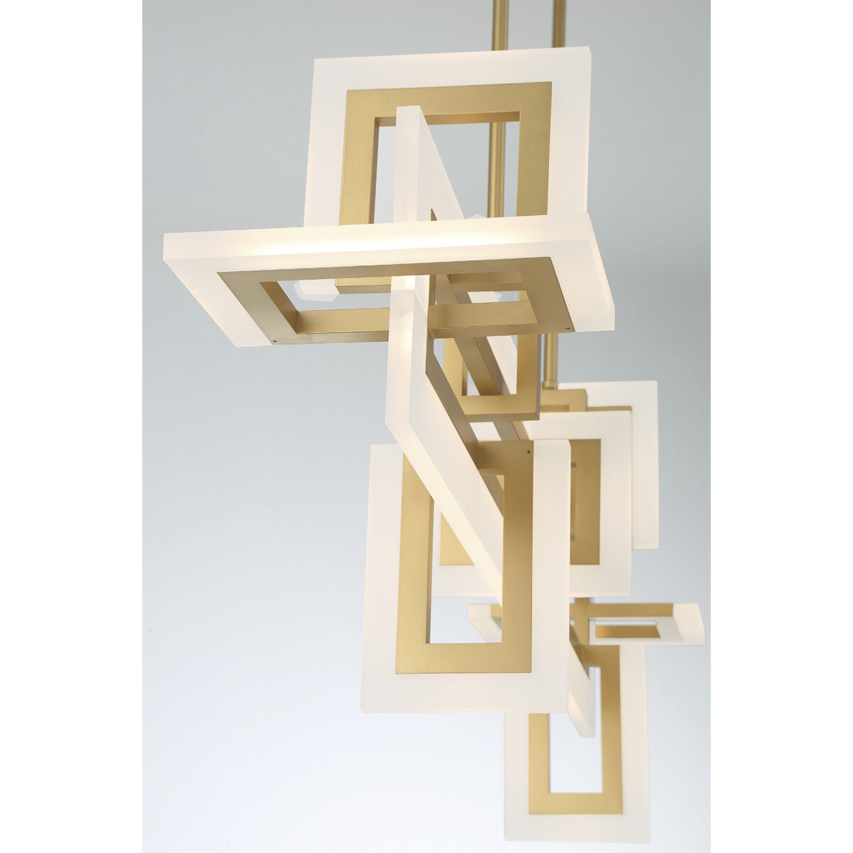 Inizio Linear Chandelier Ceiling Light in Gold