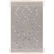 Palo Alto 36 X 24 inch Denim/White/Charcoal/Light Gray/Beige Rugs, Rectangle