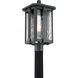 Everglade 1 Light 20.25 inch Earth Black Outdoor Post Lantern