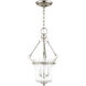 Cortland 2 Light 11 inch Polished Nickel Pendant Ceiling Light