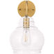 Pierce 1 Light 8 inch Brass Wall sconce Wall Light