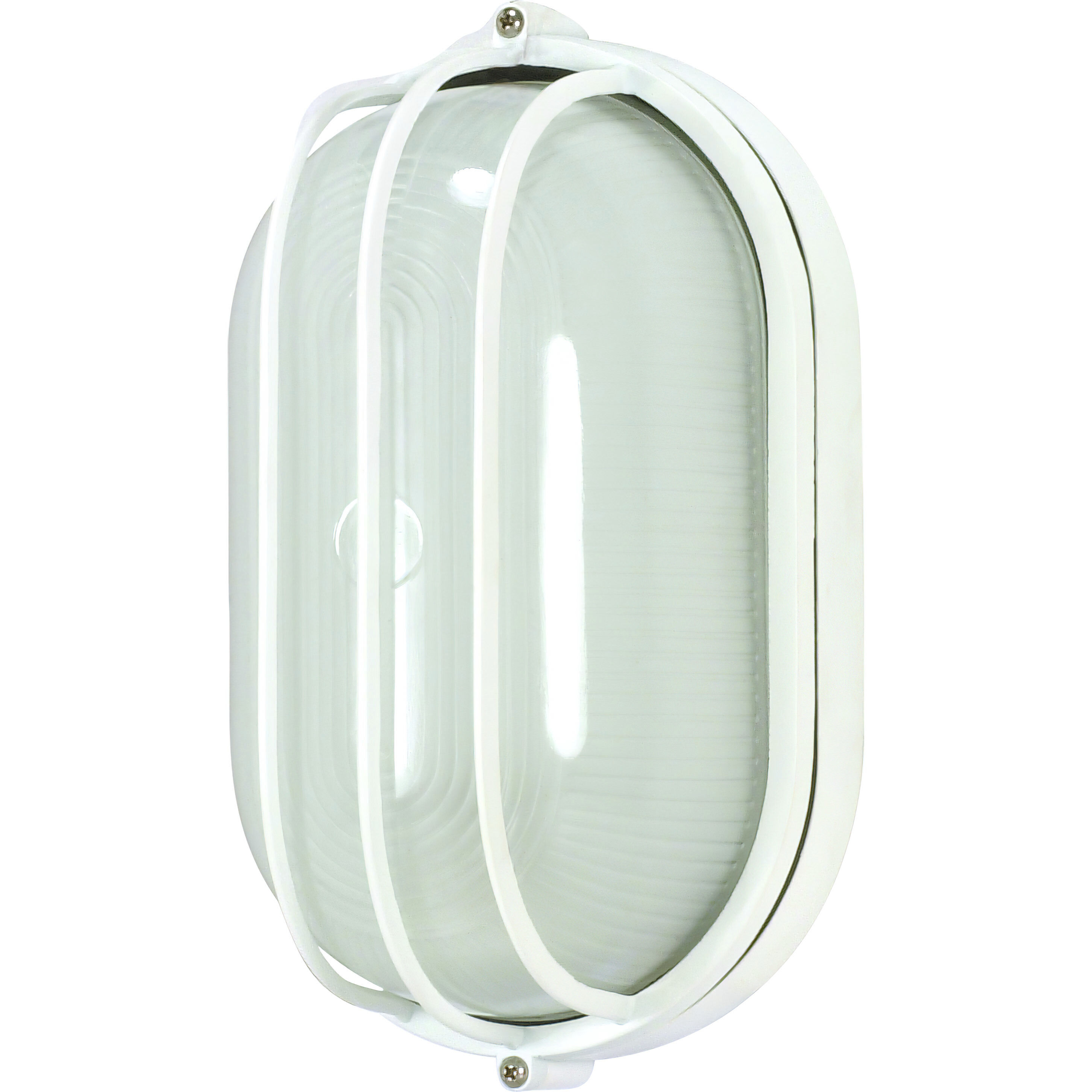Brentwood 1 Light 10 inch Semi Gloss White Outdoor Bulk Head