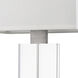 Shine 31 inch 100.00 watt Hand Painted Weathered Pewter Table Lamp Portable Light