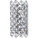 Chique 4 Light 7 inch Chrome Wall Light