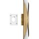 Crescendo 2 Light 5.25 inch Natural Brass Wall Sconce Wall Light