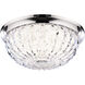 Signature Genoa LED 12 inch Polished Chrome Flush Mount Ceiling Light, Schonbek Signature
