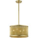 Basetti 4 Light 15 inch Gold Convertible Pendant Ceiling Light