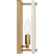 Veil Wall Sconce Wall Light in Legacy Brass