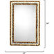 Interwoven 36 X 24 inch Blue and White and Natural Mirror, Inline