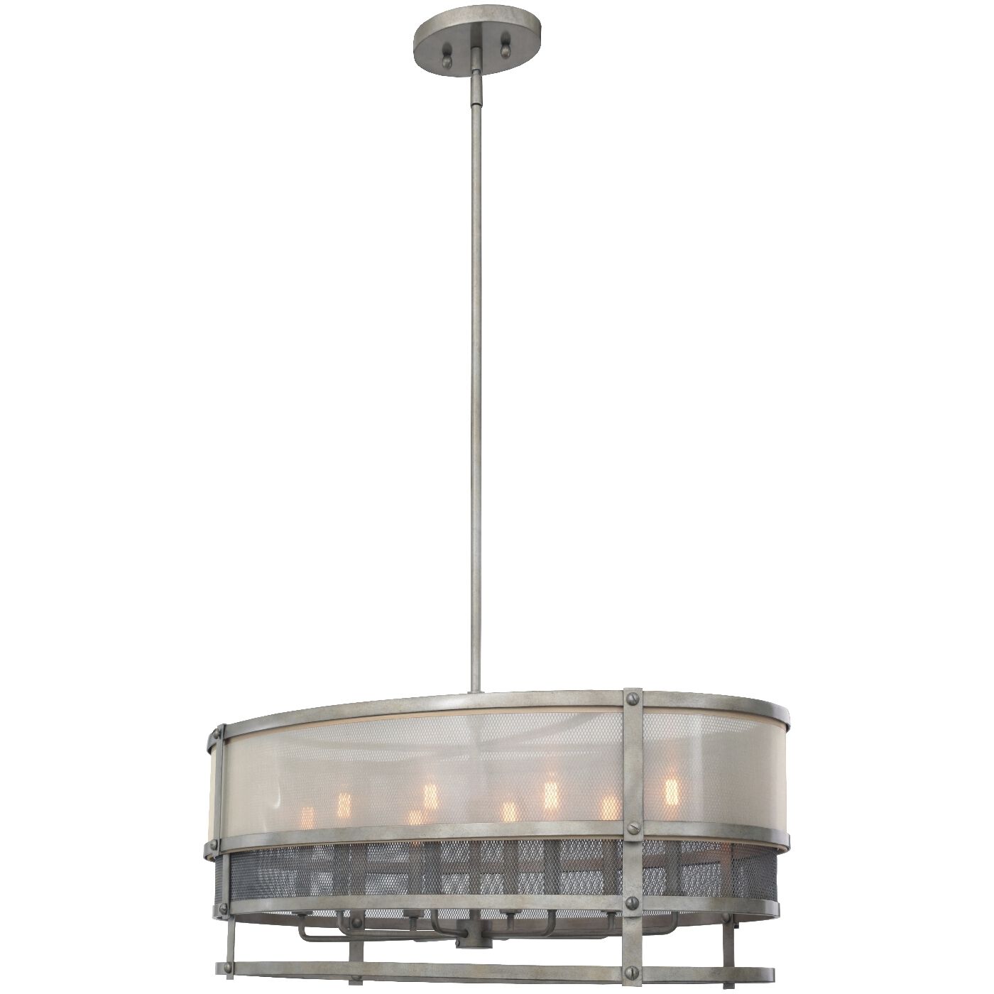 Delano 8 Light 36 inch Bronze Jewel Tone Pendant Ceiling Light
