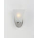 Vital 1 Light 8 inch Satin Nickel Bath Vanity Wall Light