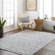 Broadway 87 X 31 inch Light Grey Rug, Runner