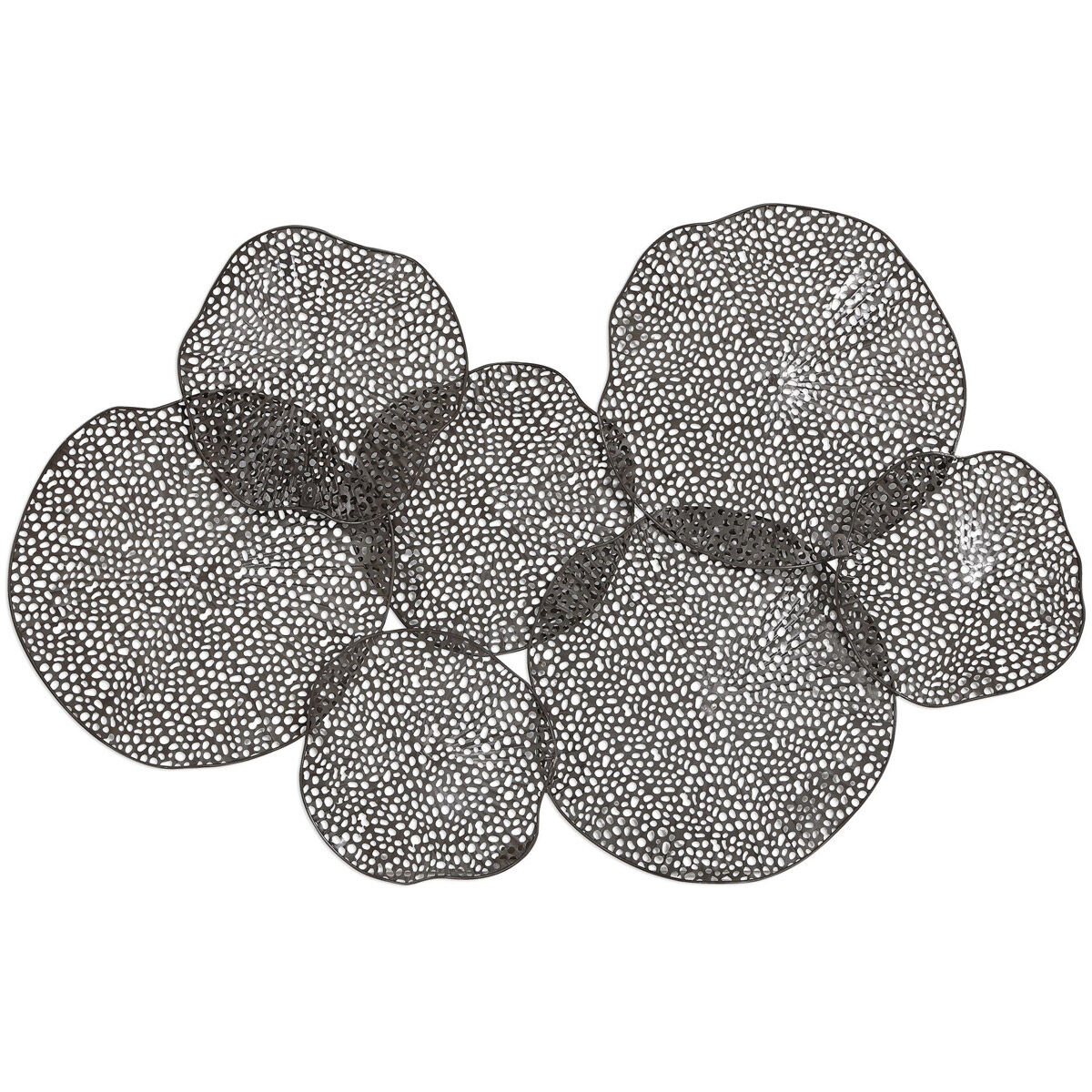 Ripley 47 X 26 inch Metal Leaf Wall Art