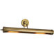 Wynwood 240 watt 32 inch Vintage Brass Wall/Picture Light Wall Light