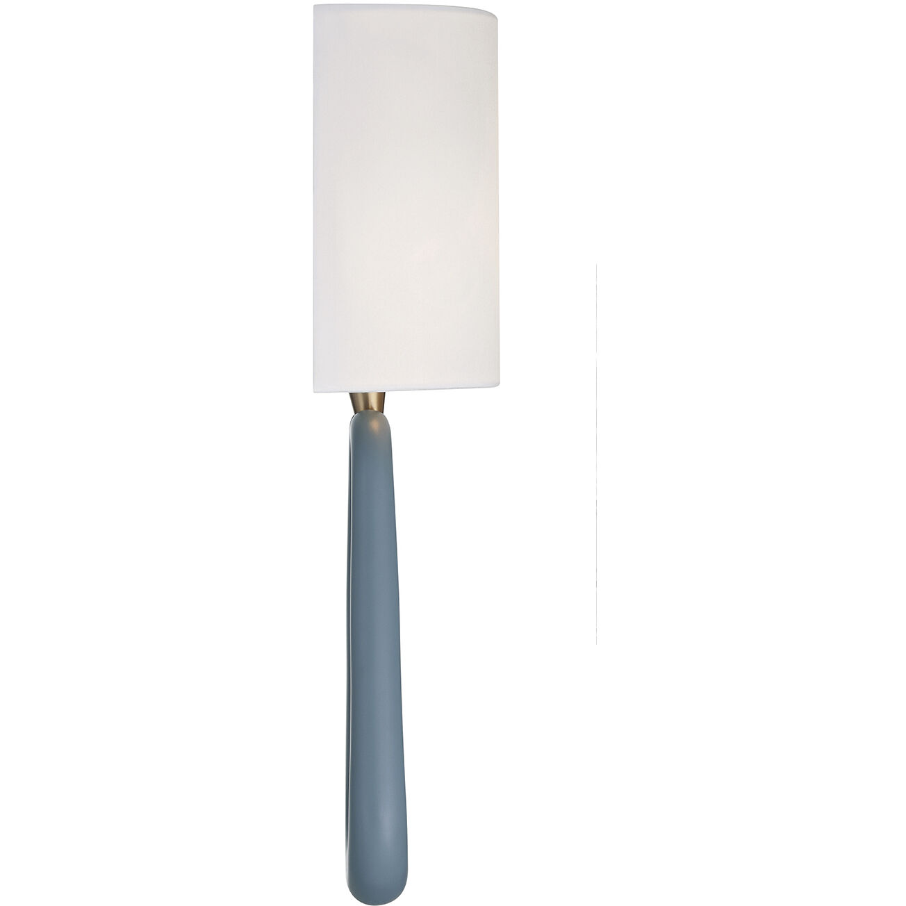 Jori Bath Wall Light in Aged Brass and Blue