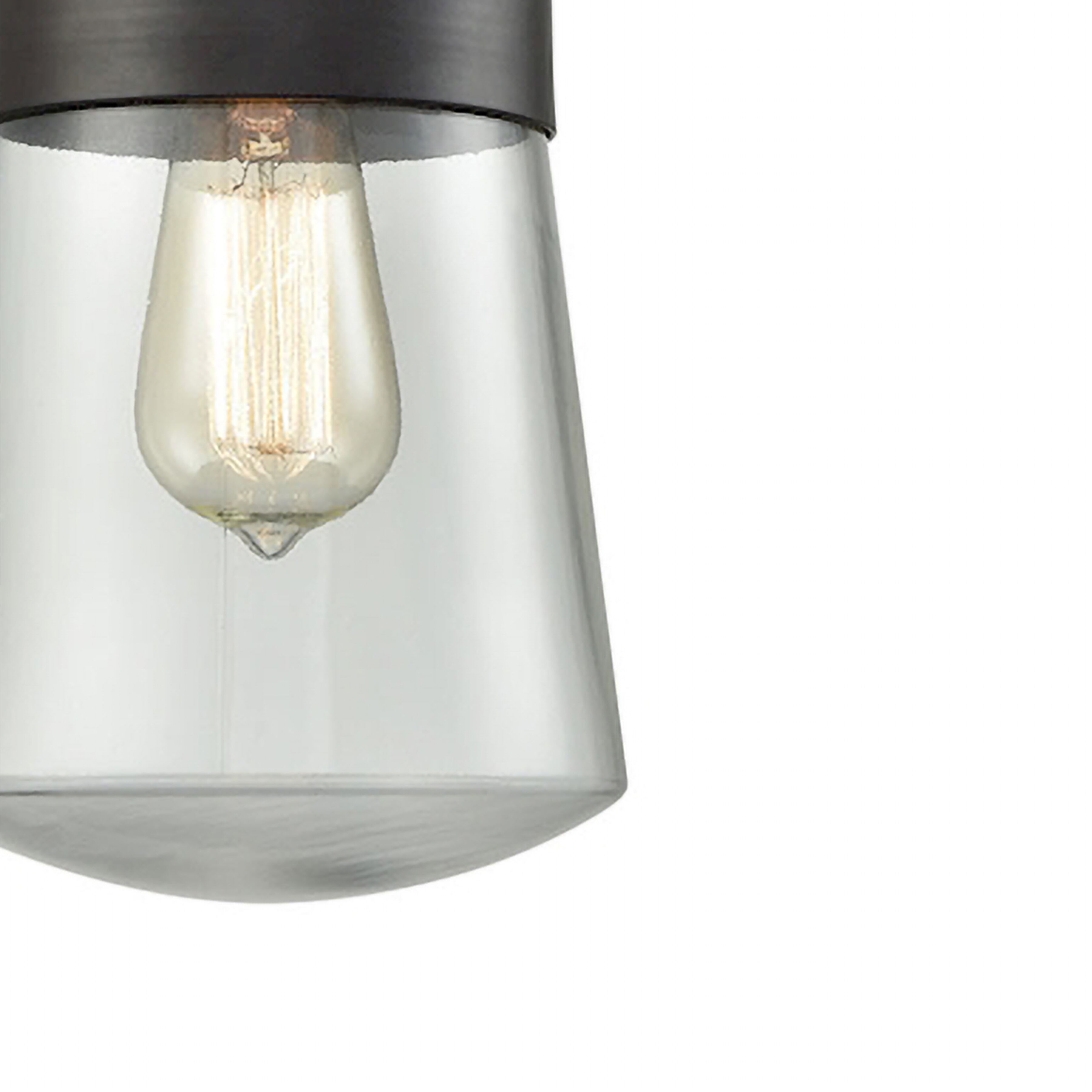 Mullen Gate 1 Light 6 inch Oil Rubbed Bronze Outdoor Pendant