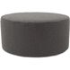 Barbet Universal 18 inch Charcoal 36 Round Ottoman