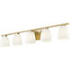 Naya 5 Light 40 inch Modern Gold Bath Vanity Light Wall Light