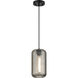 Charismo 1 Light 6 inch Black Pendant Ceiling Light