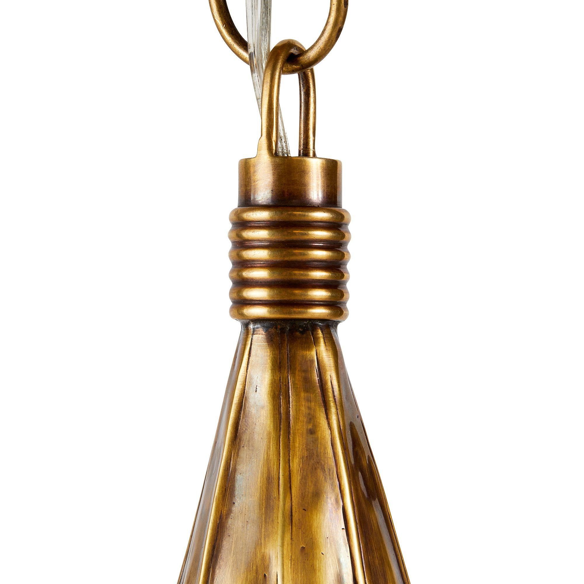 Clayton 1 Light 6 inch Vintage Brass Pendant Ceiling Light