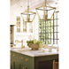Montalcino 4 Light 18 inch Rubbed Brass Chandelier Ceiling Light