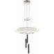 Contemporary Design LED Silver Chandelier Ceiling Light
