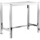 Riva 47 inch White Bar Table