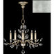 Crystal Laurel 5 Light 32 inch Silver Chandelier Ceiling Light
