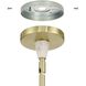 Montclair 12 Light 38 inch Brushed Gold and White Chandelier Ceiling Light