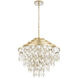 Kalani 10 Light 28 inch French Gold Chandelier Ceiling Light, Smithsonian Collaboration