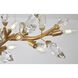 Canada LED 17.7 inch Gold Chandelier Ceiling Light