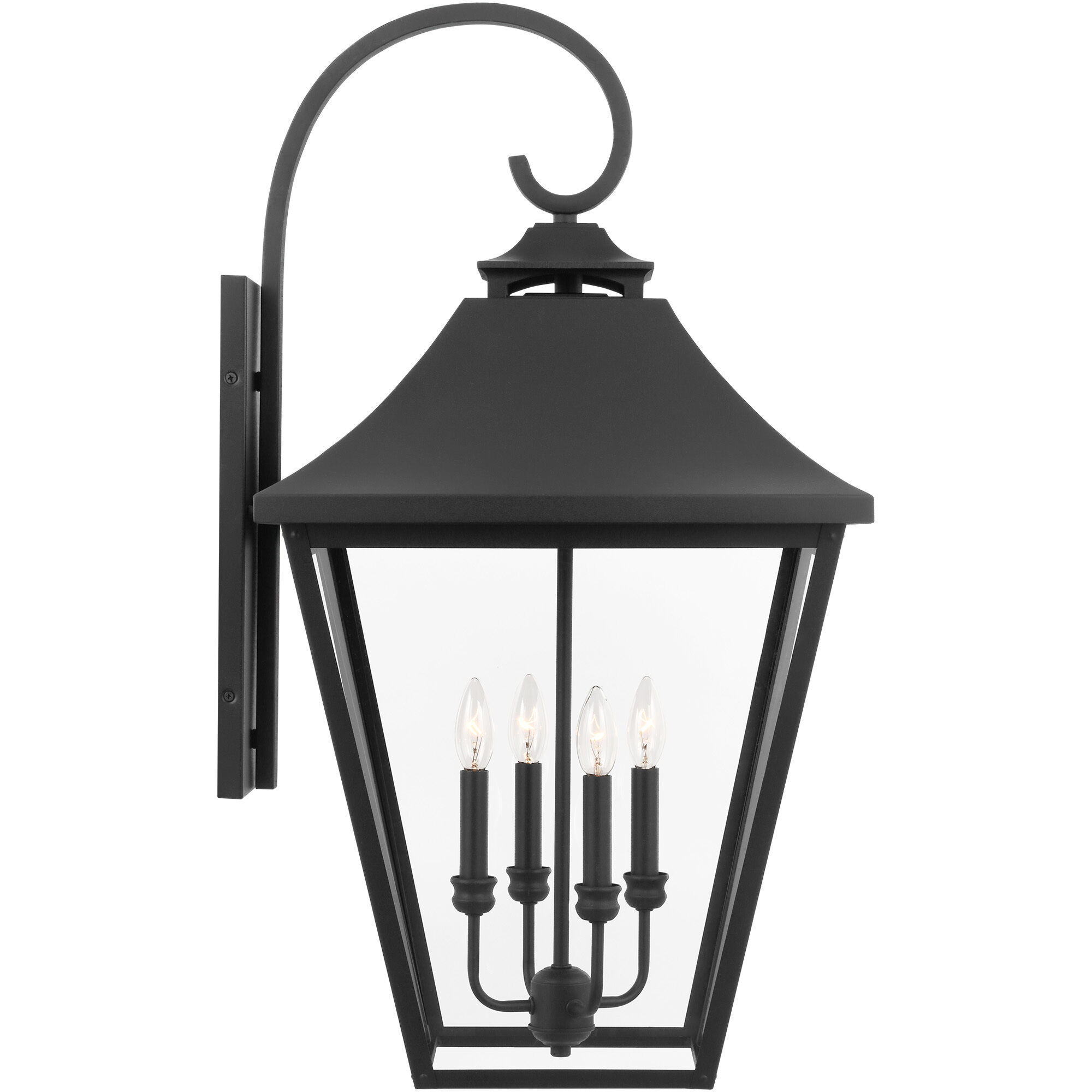 Sean Lavin Galena 4 Light 33.38 inch Textured Black Outdoor Wall Lantern