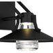 Radiant LED 9 inch Sand Black Outdoor Wall Sconce