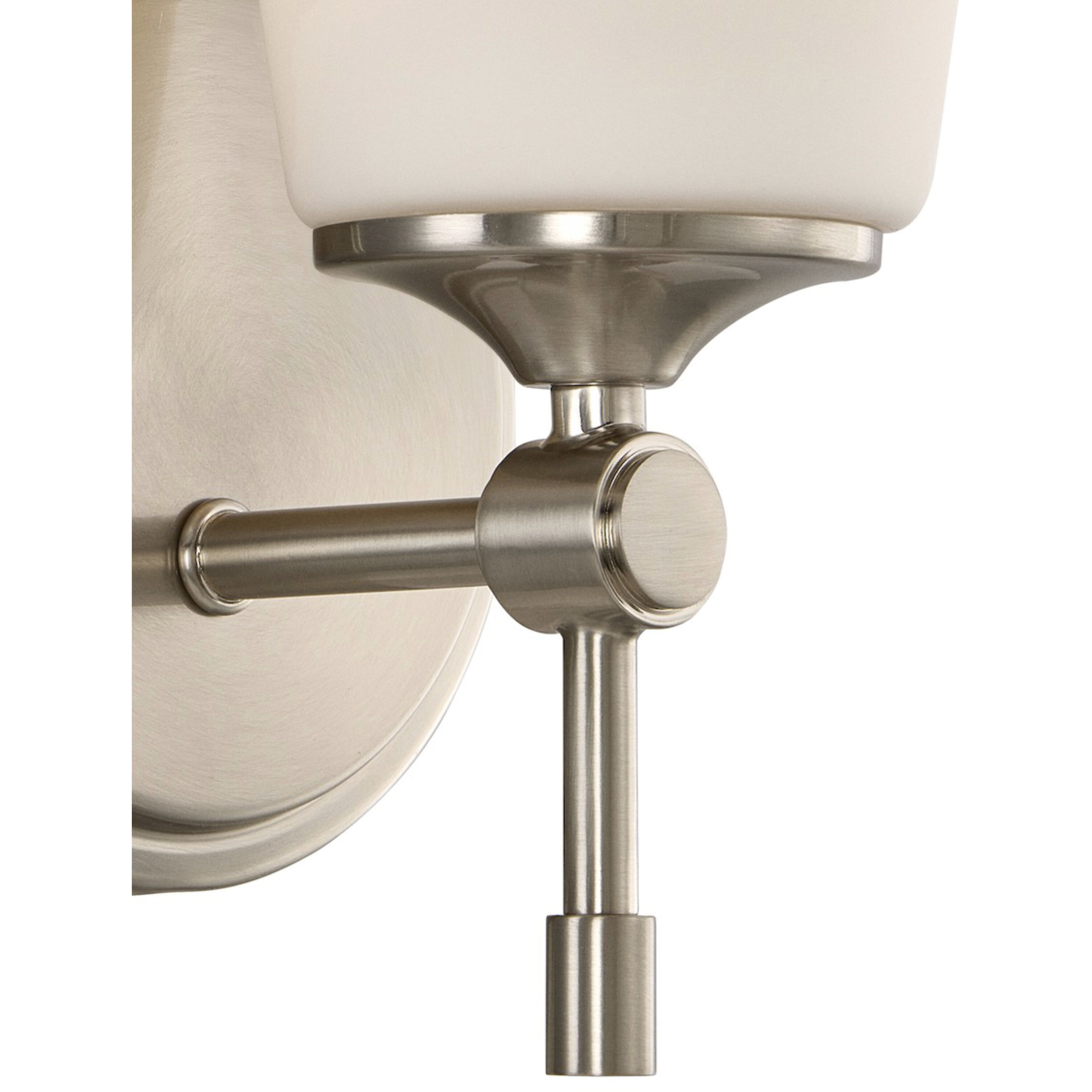 Fusion Collection - Tulsi Family 1 Light 5.25 inch Brushed Nickel Wall Sconce Wall Light, EVOLV