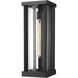 Glenwood 1 Light 20.25 inch Black Outdoor Wall Light