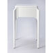 Butler Loft Wilshire  27 X 20 inch Glossy White Accent Table