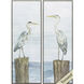 Waterside 36 X 13 inch Non-Glass Framed Art, Propac