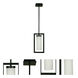 Theorem 1 Light 7 inch Matte Black Pendant Ceiling Light