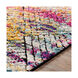 Dersim 87 X 63 inch Bright Pink/Saffron/Aqua/Denim/White/Black Rugs