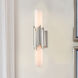 Marvel 2 Light 5 inch Polished Nickel Bath Light Wall Light