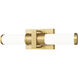 Idris LED 18.5 inch Modern Gold Bathroom Vanity Wall Light