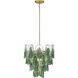 Verla Crest 5 Light 18 inch Legacy Brass Pendant Ceiling Light