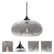 Bana 1 Light Black Cord Pendant Ceiling Light