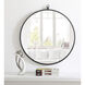 Eternity 24 X 24 inch Black Wall Mirror