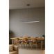 Pinkerton LED 51 inch Matte Black Horizontal Pendant Ceiling Light